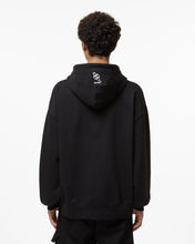 Load image into Gallery viewer, Reflective Print Logo Oversized Hoodie : Men Hoodie Black | GCDS Spring/Summer 2023
