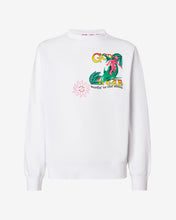 Load image into Gallery viewer, Surfing Wirdo Printed Regular Crewneck : Men Hoodie White | GCDS Spring/Summer 2023
