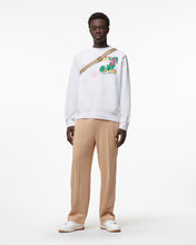 Load image into Gallery viewer, Surfing Wirdo Printed Regular Crewneck : Men Hoodie White | GCDS Spring/Summer 2023
