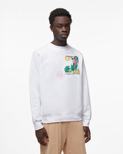 Load image into Gallery viewer, Surfing Wirdo Printed Regular Crewneck : Men Hoodie White | GCDS Spring/Summer 2023
