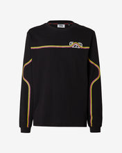 Load image into Gallery viewer, Waved Logo Long Sleeves T-Shirt : Men T-shirts Black | GCDS Spring/Summer 2023
