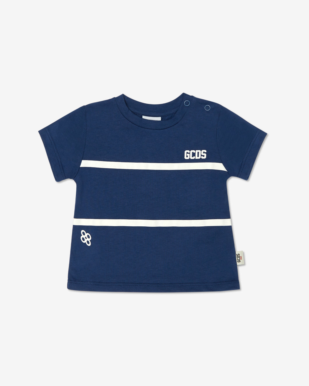 Baby Gcds Low Band Logo T-Shirt: Boy T-shirts Blue | GCDS Spring/Summer 2023