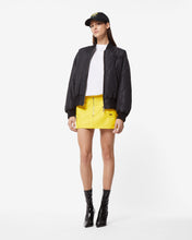 Load image into Gallery viewer, Spongebob Embroidered Cropped Bomber  : Unisex Outerwear Black | GCDS Spring/Summer 2023
