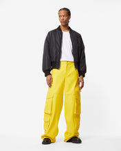 Load image into Gallery viewer, Spongebob Embroidered Cropped Bomber  : Unisex Outerwear Black | GCDS Spring/Summer 2023
