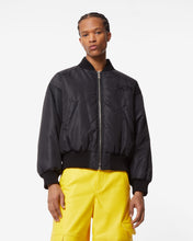 Load image into Gallery viewer, Spongebob Embroidered Cropped Bomber  : Unisex Outerwear Black | GCDS Spring/Summer 2023
