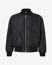 Load image into Gallery viewer, Spongebob Embroidered Cropped Bomber  : Unisex Outerwear Black | GCDS Spring/Summer 2023
