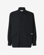 Carica l&#39;immagine nel visualizzatore di Gallery, Cotton Canvas Overshirt : Men Outerwear Black | GCDS Spring/Summer 2023

