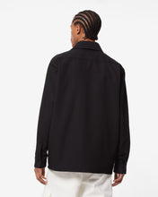 Carica l&#39;immagine nel visualizzatore di Gallery, Cotton Canvas Overshirt : Men Outerwear Black | GCDS Spring/Summer 2023

