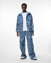 Load image into Gallery viewer, Checkboard Print Denim Ultracargo Trousers : Men Trousers New Light Blue | GCDS Spring/Summer 2023
