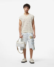 Load image into Gallery viewer, Bleached Embroidered Ultracargo Bermuda : Men Trousers White | GCDS Spring/Summer 2023
