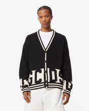 Load image into Gallery viewer, Gcds Low Band Cardigan : Men Knitwear Black | GCDS Spring/Summer 2023
