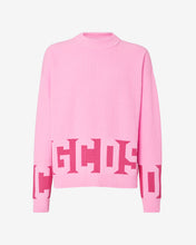 Load image into Gallery viewer, Gcds Cotton Low Band Sweater : Men Knitwear Fuchsia | GCDS Spring/Summer 2023
