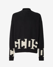 Carica l&#39;immagine nel visualizzatore di Gallery, Gcds Cotton Low Band Sweater : Men Knitwear Black | GCDS Spring/Summer 2023
