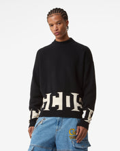 Carica l&#39;immagine nel visualizzatore di Gallery, Gcds Cotton Low Band Sweater : Men Knitwear Black | GCDS Spring/Summer 2023
