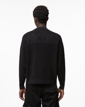 Load image into Gallery viewer, Gcds Logo Macramè Sweater : Men Knitwear Black | GCDS Spring/Summer 2023
