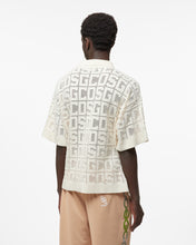 Load image into Gallery viewer, Gcds Monogram Macramè Shirt : Men Knitwear Off White | GCDS Spring/Summer 2023

