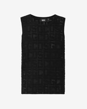 Load image into Gallery viewer, Gcds Monogram Macramè Tank Top : Men Knitwear Black | GCDS Spring/Summer 2023

