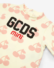 Load image into Gallery viewer, Baby Cherry Playsuit: Girl Playsuits and Gift Set Off White/Pink | GCDS Spring/Summer 2023
