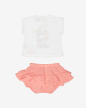 Load image into Gallery viewer, Baby Gcds Mermaid T-Shirt And Shorts Set: Girl Playsuits and Gift Set White | GCDS Spring/Summer 2023
