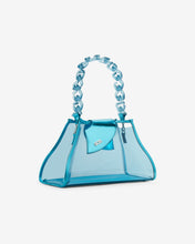 Carica l&#39;immagine nel visualizzatore di Gallery, Comma Transpallic Medium Bag : Women Bags Light Blue | GCDS Spring/Summer 2023
