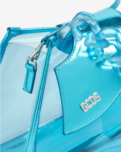 Carica l&#39;immagine nel visualizzatore di Gallery, Comma Transpallic Medium Bag : Women Bags Light Blue | GCDS Spring/Summer 2023
