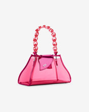 Carica l&#39;immagine nel visualizzatore di Gallery, Comma Transpallic Medium Bag : Women Bags Fuchsia | GCDS Spring/Summer 2023

