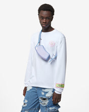 Carica l&#39;immagine nel visualizzatore di Gallery, Comma Holographic Crossbody Bag : Unisex Bags Silver/Lilac | GCDS Spring/Summer 2023
