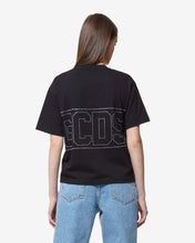 Load image into Gallery viewer, Bling Gcds Logo T-Shirt : Women T-shirts Black | GCDS Spring/Summer 2023
