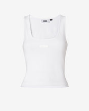 Load image into Gallery viewer, Jersey Top : Women Tops White | GCDS Spring/Summer 2023
