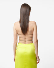 Load image into Gallery viewer, Bling Glossy Top : Women Tops Yellow fluo | GCDS Spring/Summer 2023
