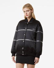 Load image into Gallery viewer, Bling Gcds Bomber : Women Outerwear Black | GCDS Spring/Summer 2023
