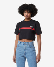 Load image into Gallery viewer, Gcds Bliss Crop Top : Women T-shirts Black | GCDS Spring/Summer 2023
