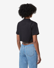 Load image into Gallery viewer, Gcds Bliss Crop Top : Women T-shirts Black | GCDS Spring/Summer 2023
