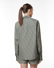 Load image into Gallery viewer, Bling Gcds Monogram Overshirt : Women Outerwear Military Green | GCDS Spring/Summer 2023
