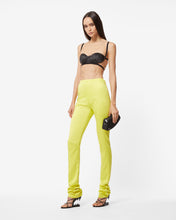 Load image into Gallery viewer, Bling Glossy Skinny Trousers : Women Trousers Yellow fluo | GCDS Spring/Summer 2023
