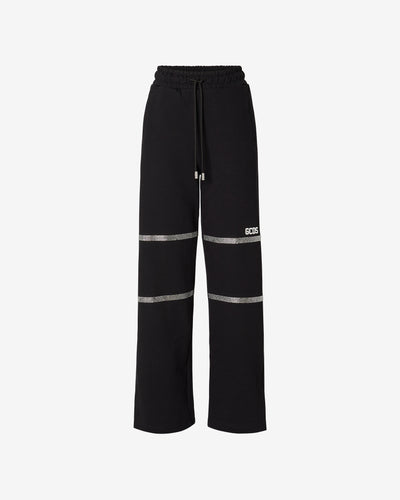 Bling Gcds Sweatpants : Women Trousers Black | GCDS Spring/Summer 2023
