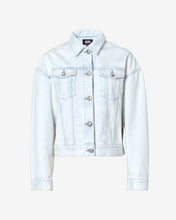 Carica l&#39;immagine nel visualizzatore di Gallery, Bling Denim Jacket : Women Outerwear Off White | GCDS Spring/Summer 2023

