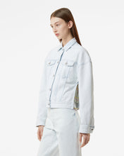 Carica l&#39;immagine nel visualizzatore di Gallery, Bling Denim Jacket : Women Outerwear Off White | GCDS Spring/Summer 2023
