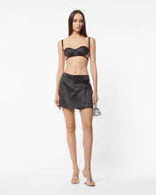 Load image into Gallery viewer, Pinstrip Bra : Women Tops Black | GCDS Spring/Summer 2023
