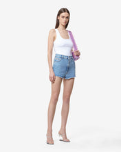 Load image into Gallery viewer, Gcds Bling Denim Shorts : Women Trousers New Light Blue | GCDS Spring/Summer 2023
