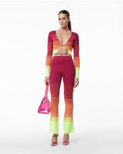Load image into Gallery viewer, Lurex Degradé Mini Cardigan : Women Knitwear Fuchsia | GCDS Spring/Summer 2023
