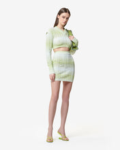 Load image into Gallery viewer, Gcds Braids Crop Top : Women Knitwear Lime | GCDS Spring/Summer 2023
