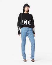 Load image into Gallery viewer, Gcds Cotton Low Band Sweater : Women Knitwear Black | GCDS Spring/Summer 2023
