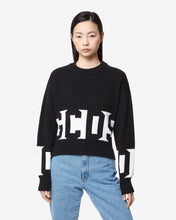 Load image into Gallery viewer, Gcds Cotton Low Band Sweater : Women Knitwear Black | GCDS Spring/Summer 2023
