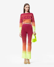 Load image into Gallery viewer, Lurex Degradé Cropped Sweater : Women Knitwear Fuchsia | GCDS Spring/Summer 2023
