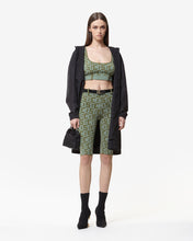 Load image into Gallery viewer, Matilda Gcds Monogram Cyclist : Women Trousers Military Green | GCDS Spring/Summer 2023
