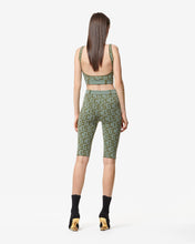 Load image into Gallery viewer, Matilda Gcds Monogram Cyclist : Women Trousers Military Green | GCDS Spring/Summer 2023
