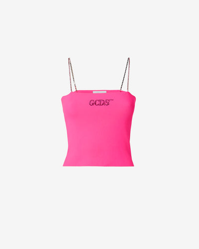 Gcds Bling Top : Women Tops Fuchsia | GCDS Spring/Summer 2023