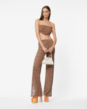 Load image into Gallery viewer, Gcds Monogram Macramé Mini Top : Women Tops Orange | GCDS Spring/Summer 2023
