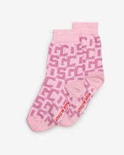 Load image into Gallery viewer, Gcds Monogram Jacquard Socks : Women Socks Pink | GCDS Spring/Summer 2023
